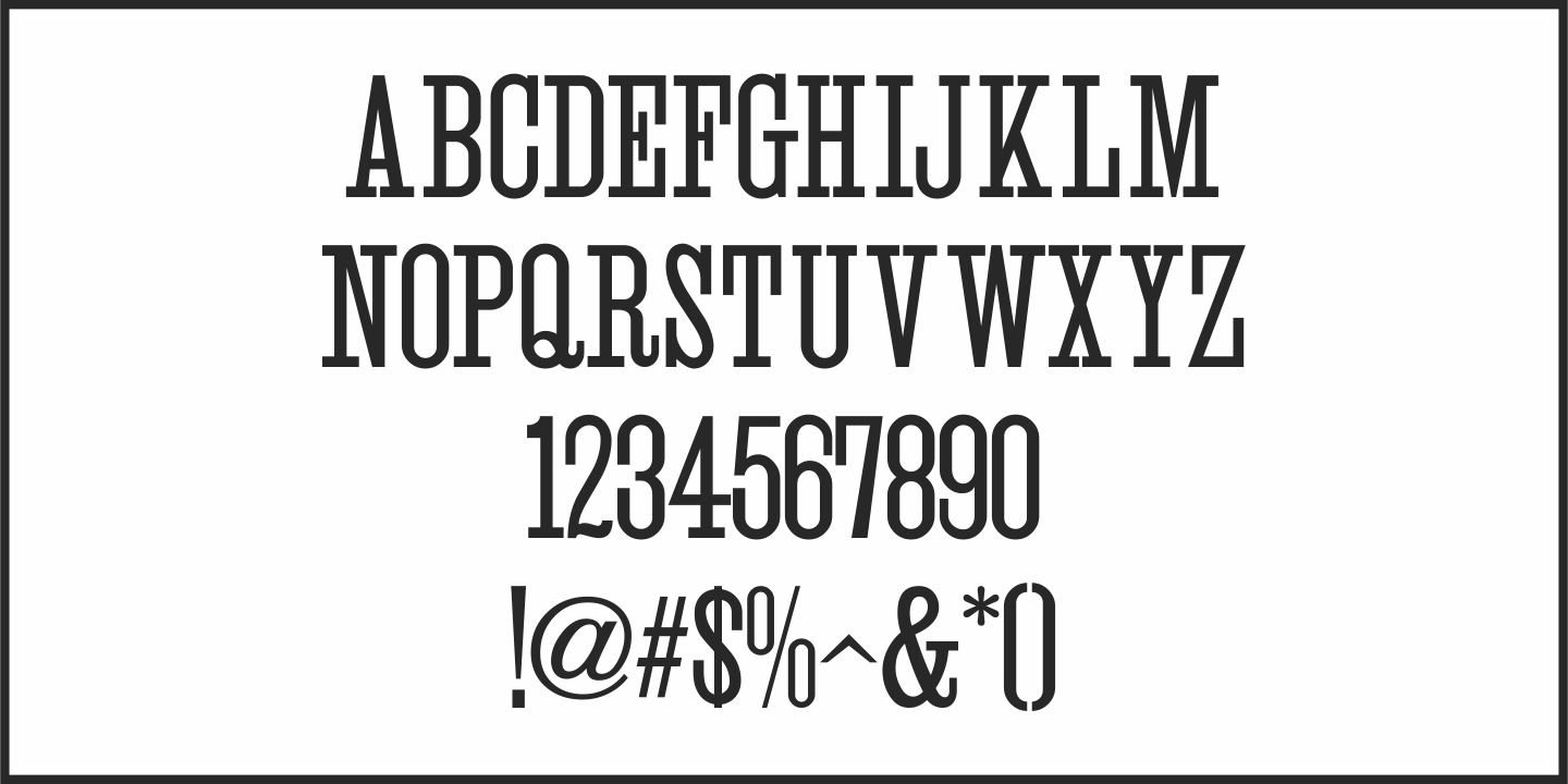 Example font Local Printer JNL #4